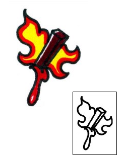 Fire – Flames Tattoo Miscellaneous tattoo | AAF-08211