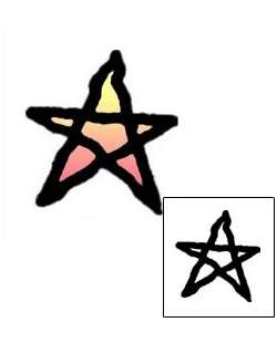 Star Tattoo Astronomy tattoo | AAF-08219