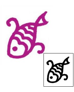 Fish Tattoo Marine Life tattoo | AAF-08298
