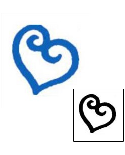 Heart Tattoo For Women tattoo | AAF-08311