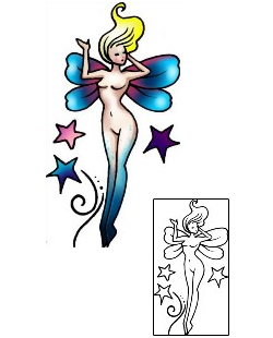 Fantasy Tattoo Laurene Fairy Tattoo
