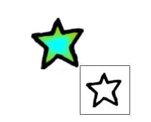 Star Tattoo Astronomy tattoo | AAF-08451