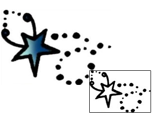 Star Tattoo Astronomy tattoo | AAF-08454