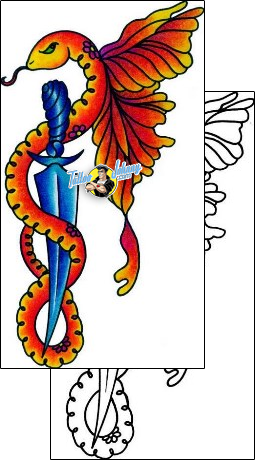 Dagger Tattoo reptile-tattoos-andrea-ale-aaf-08477