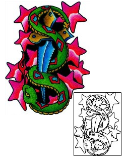 Snake Tattoo Tattoo Styles tattoo | AAF-08503