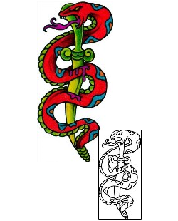 Snake Tattoo Tattoo Styles tattoo | AAF-08504