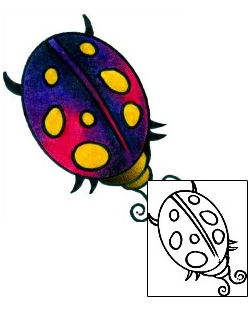 Ladybug Tattoo Insects tattoo | AAF-08512