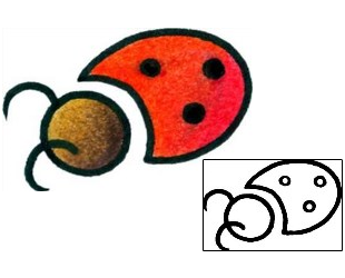 Ladybug Tattoo Insects tattoo | AAF-08515