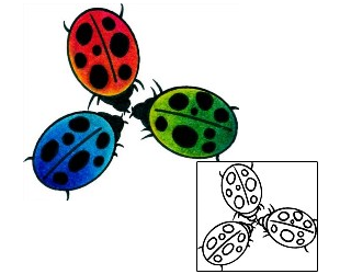 Ladybug Tattoo Insects tattoo | AAF-08516