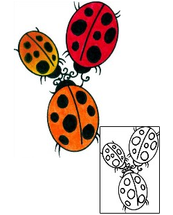 Ladybug Tattoo Insects tattoo | AAF-08522