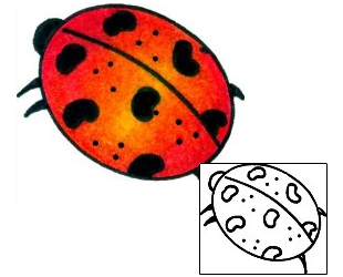 Ladybug Tattoo Insects tattoo | AAF-08541