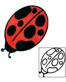 Ladybug Tattoo Insects tattoo | AAF-08544
