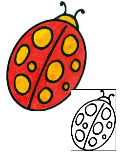 Ladybug Tattoo Insects tattoo | AAF-08545