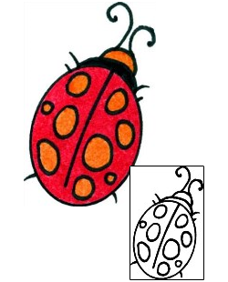 Ladybug Tattoo Insects tattoo | AAF-08546