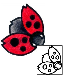 Ladybug Tattoo Insects tattoo | AAF-08572