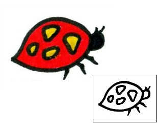 Ladybug Tattoo Insects tattoo | AAF-08595