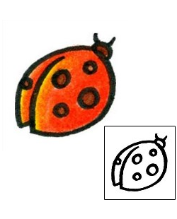Ladybug Tattoo Insects tattoo | AAF-08602