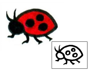 Ladybug Tattoo Insects tattoo | AAF-08617