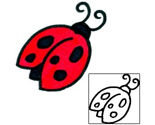 Ladybug Tattoo Insects tattoo | AAF-08621