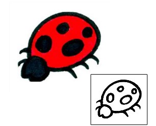 Ladybug Tattoo Insects tattoo | AAF-08623
