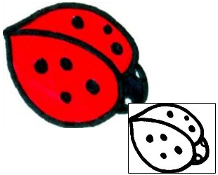 Ladybug Tattoo Insects tattoo | AAF-08626