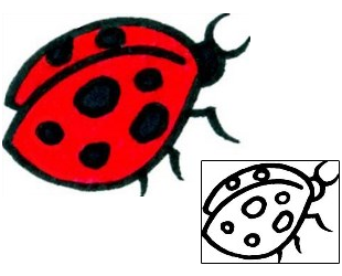Ladybug Tattoo Insects tattoo | AAF-08631