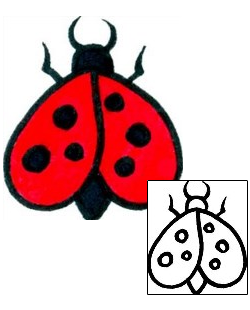 Ladybug Tattoo Insects tattoo | AAF-08635