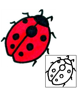 Ladybug Tattoo Insects tattoo | AAF-08641