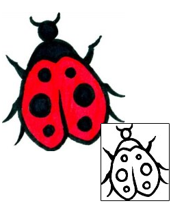 Ladybug Tattoo Insects tattoo | AAF-08643