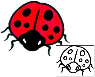 Ladybug Tattoo Insects tattoo | AAF-08647