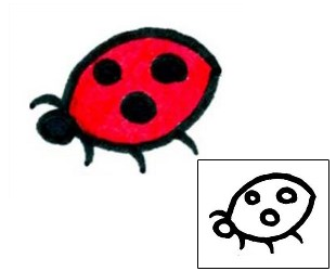 Ladybug Tattoo Insects tattoo | AAF-08651