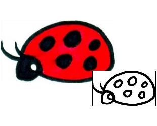Ladybug Tattoo Insects tattoo | AAF-08655