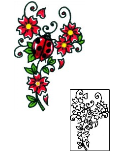 Cherry Blossom Tattoo Insects tattoo | AAF-08693