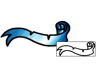 Banner Tattoo Miscellaneous tattoo | AAF-08783
