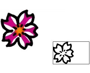 Flower Tattoo Specific Body Parts tattoo | AAF-09175