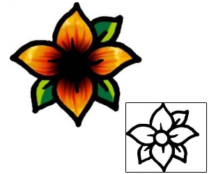 Flower Tattoo Specific Body Parts tattoo | AAF-09179