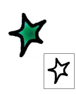 Star Tattoo Astronomy tattoo | AAF-09201