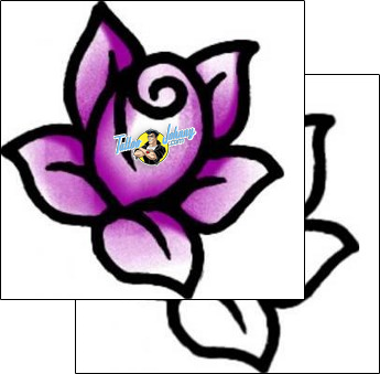 Flower Tattoo plant-life-flowers-tattoos-andrea-ale-aaf-09203