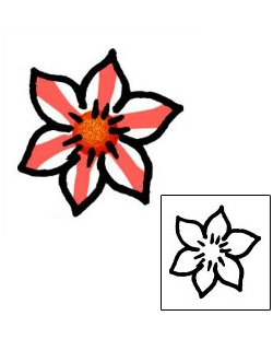 Flower Tattoo Specific Body Parts tattoo | AAF-09206