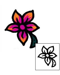 Flower Tattoo Specific Body Parts tattoo | AAF-09207