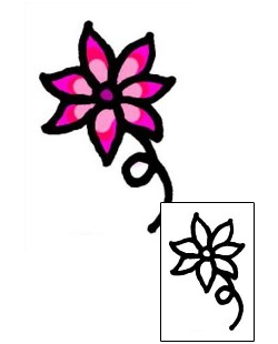 Flower Tattoo Specific Body Parts tattoo | AAF-09208