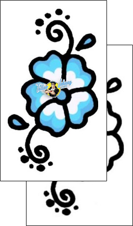 Flower Tattoo plant-life-flowers-tattoos-andrea-ale-aaf-09209