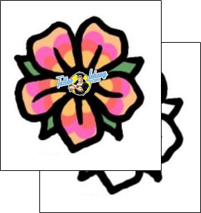 Flower Tattoo plant-life-flowers-tattoos-andrea-ale-aaf-09212