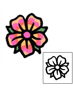 Flower Tattoo Specific Body Parts tattoo | AAF-09212