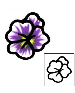 Flower Tattoo Specific Body Parts tattoo | AAF-09217