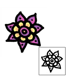Flower Tattoo Specific Body Parts tattoo | AAF-09224