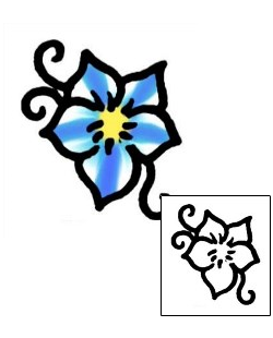 Flower Tattoo Specific Body Parts tattoo | AAF-09227