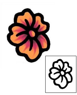 Flower Tattoo Specific Body Parts tattoo | AAF-09228