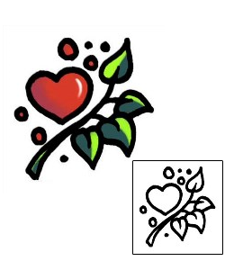 Heart Tattoo Specific Body Parts tattoo | AAF-09230