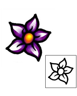Flower Tattoo Specific Body Parts tattoo | AAF-09231
